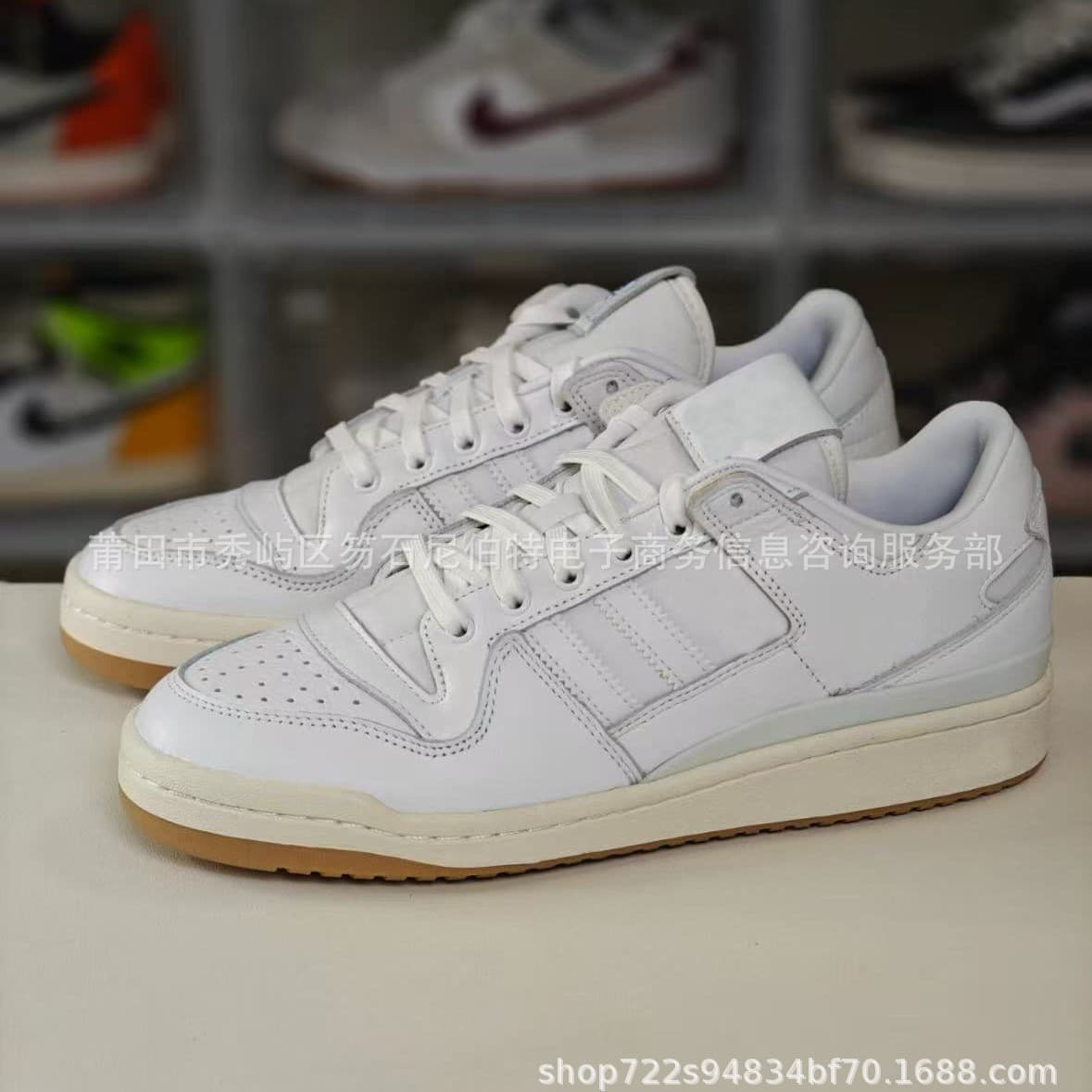 【Counter Edition】New Flat Strawberry Bear De Training Shoes Women Forum84 White Classic Samba Men's Board Shoes