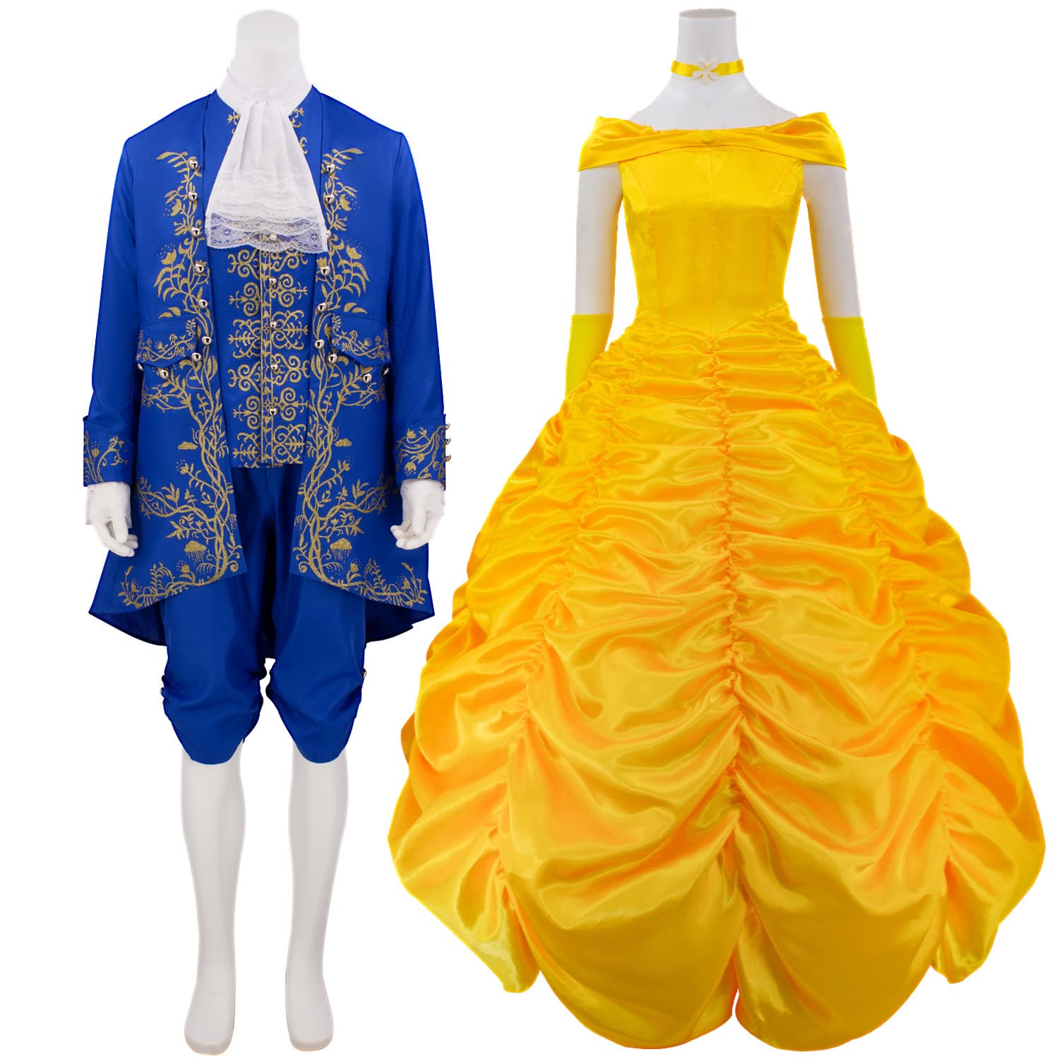 Beauty and the Beast Cosplay Costume Belle Princess Cosplay Beast Prince Cosplay Costume Halloween Performance Outfit