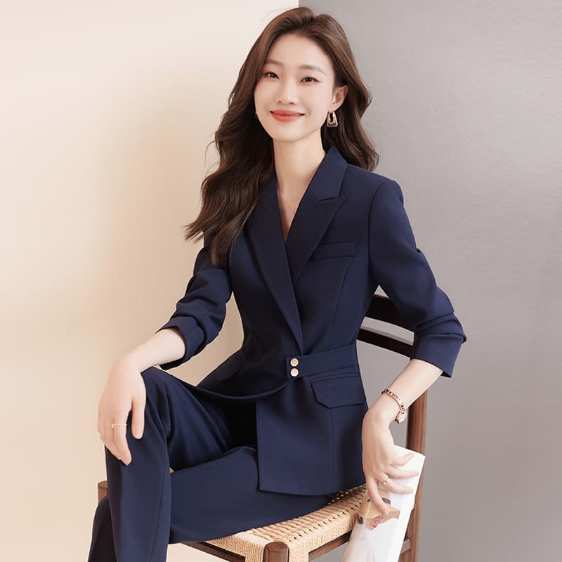 High-End Professional Women's Suit Set for Formal Occasions, Interview Business Attire, Office Elegance, White-Collar Workwear