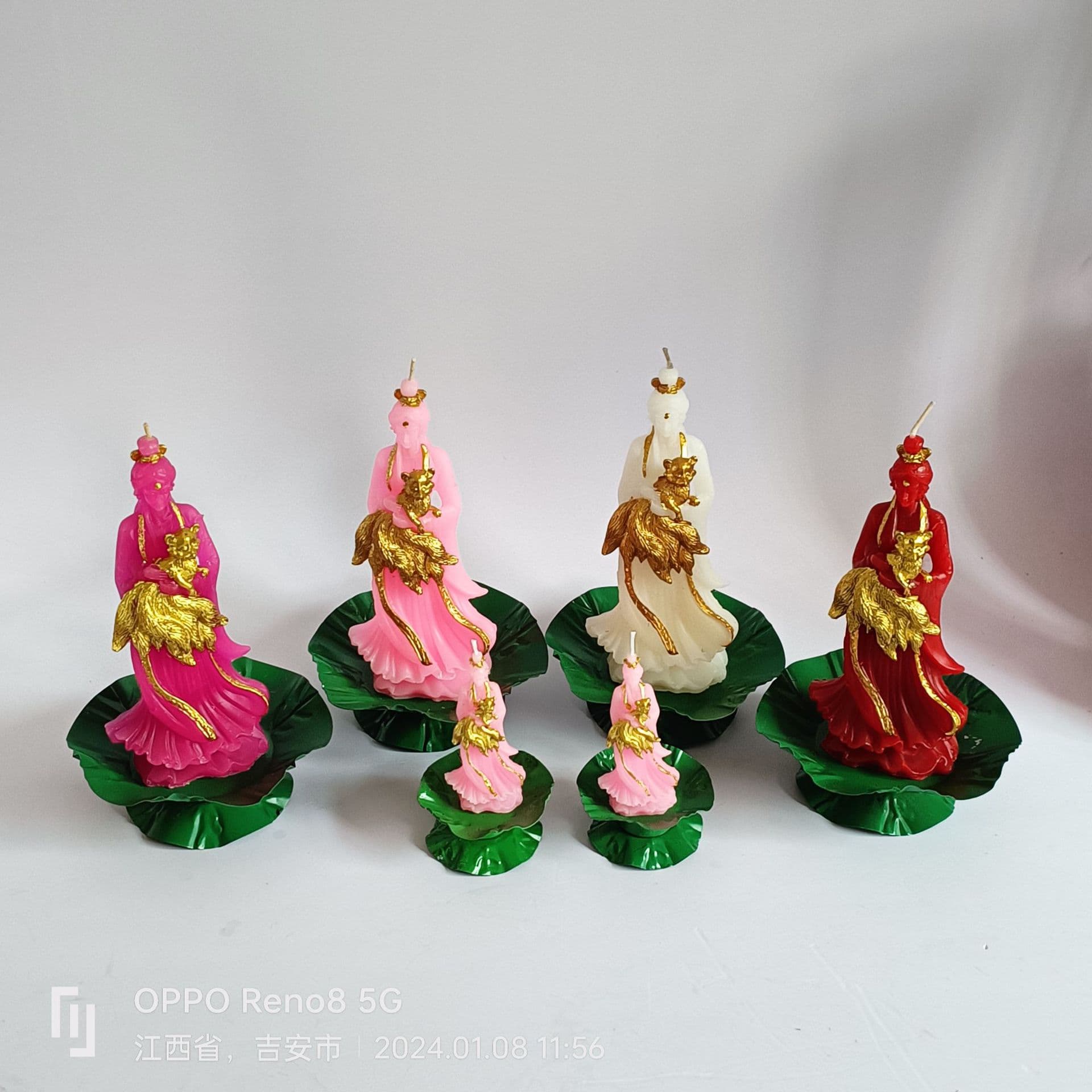Thai handmade gift candle crafts, scented candles, handmade wish candles, full range of styles, mixed wholesale, large size
