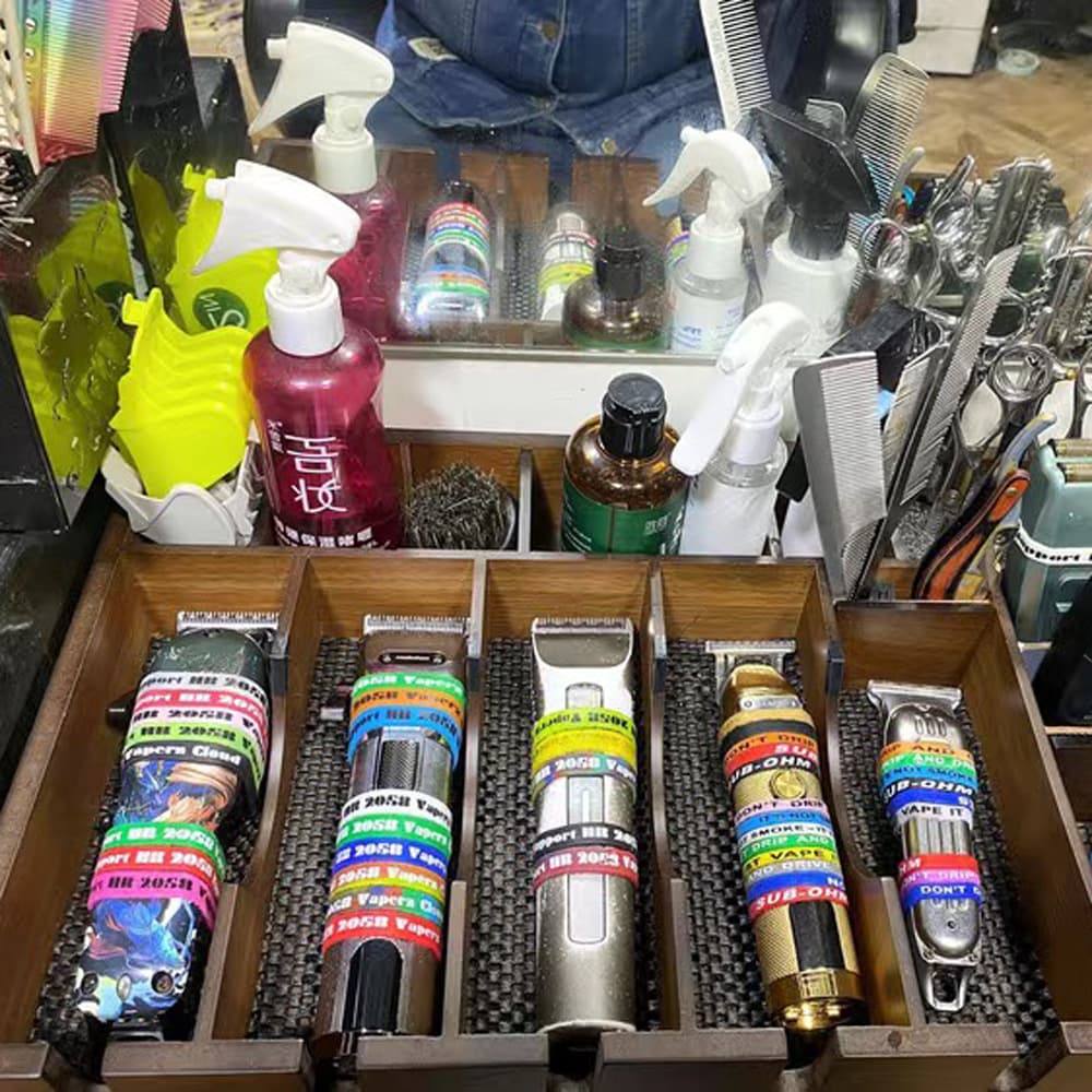 Handlebar electric pusher anti-slip ring hairdressing silicone ring barber shop silicone cover electric scissor pusher protective cover shock-absorbing ring hairdressing