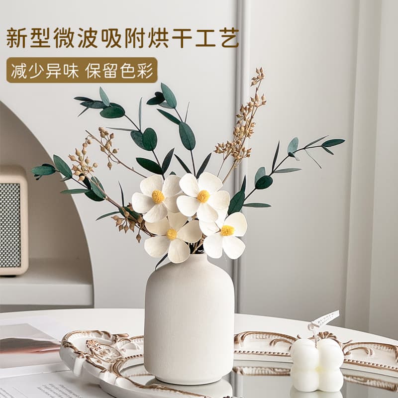 Photography props, bedroom tabletop, dried flowers, room renovation, B&B decoration objects, one piece of drop-shipping bouquet, home decoration