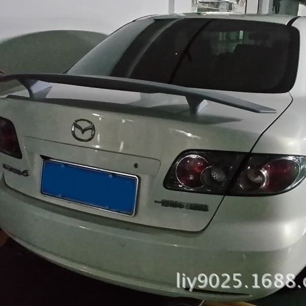 Compatible with Mazda M6 Aircraft Tail Wing, Mazda 6 Car Modification Accessories Universal Spoiler, Mazda 6 High-Rise Wing