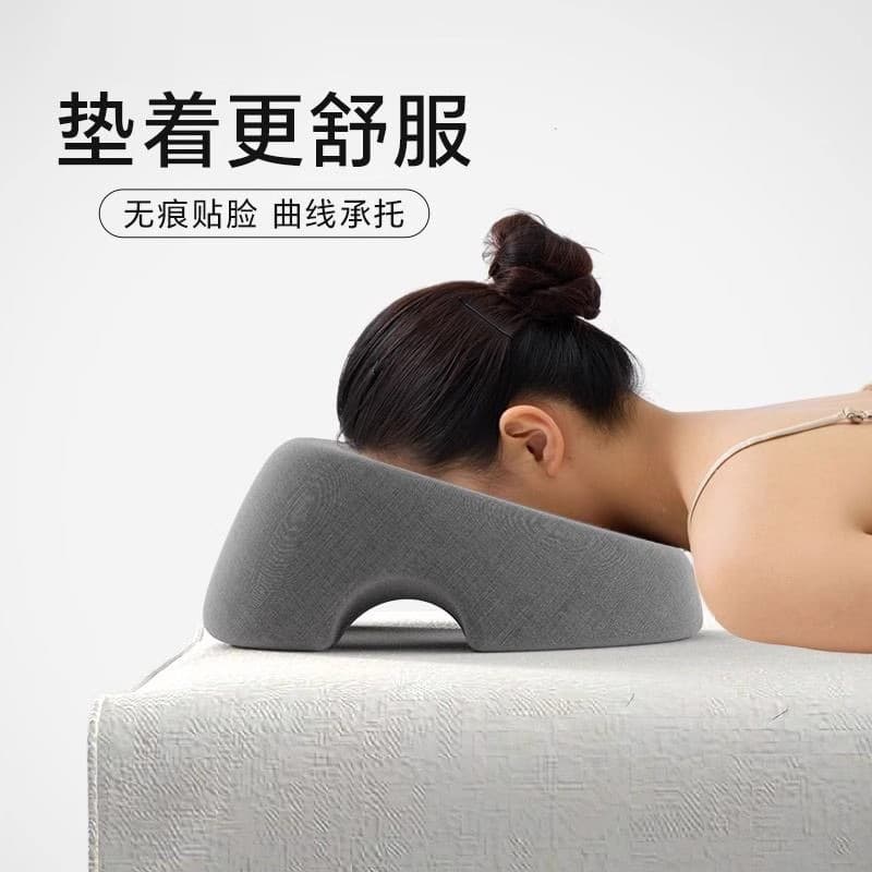 Factory direct sales memory foam pillow for beauty bed, special pillow for massage, massage bed, hole face cushion, beauty salon sleeping pillow