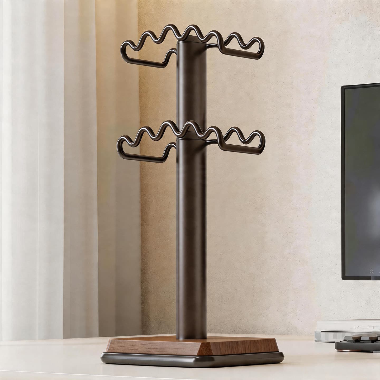 Computer Wireless Headset Storage Rack Headphone Organizing Rack Wired Headphone Suspension Rack Esports Desktop Stand