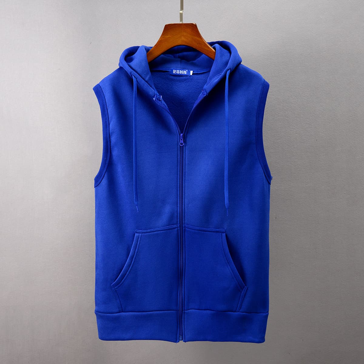 2025 Spring Autumn New Foreign Trade Fashion Men's Casual Vest Aliexpress Wholesale Couple Hooded Cardigan Vest Men