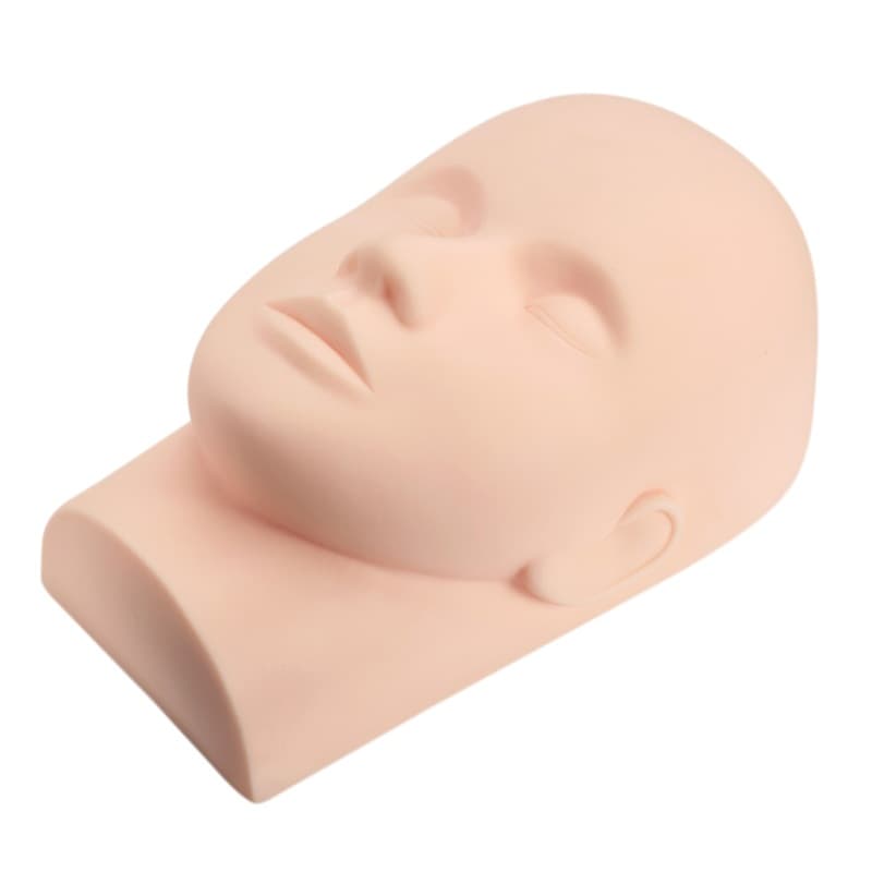 Cross-border Eyelash Extension Mannequin Head Beauty Tool Practice Mannequin Head for Lash Grafting Closed Eyes for Beginners