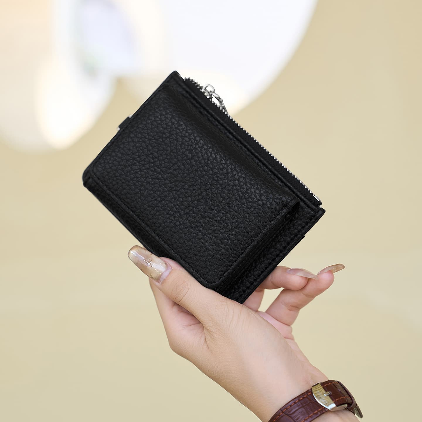 Cross-Border Japanese Style Women's Short Tri-Fold Wallet, Multi-Card Holder, Large Capacity Coin Purse, Versatile Wallet for Women