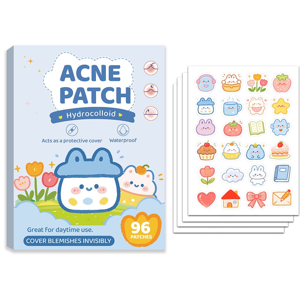 New Rabbit Ice Cream Cute Acne Patch is gentle and non-irritating, dilutes acne and improves acne skin by closing the mouth.