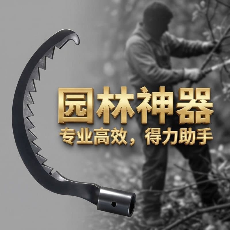 Farm Tool Tree Hook Logging Professional Tool Pull Wood Tree Hook Iron Handle Sickle Hook Logging New High Manganese Steel Forged