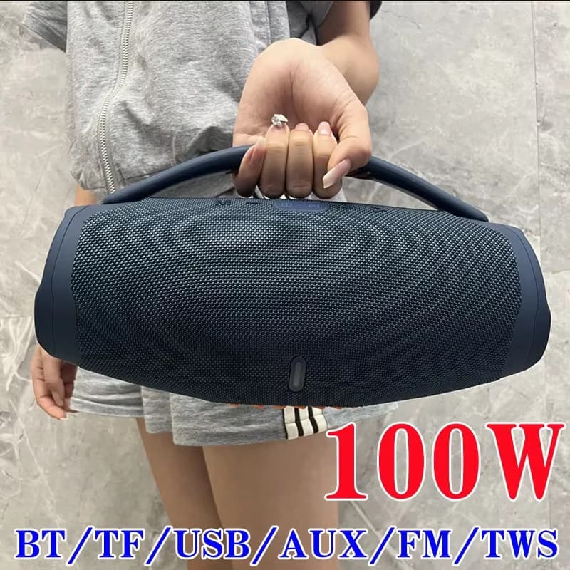 Cross-border Hot Selling Wireless Bluetooth Speaker BOOMS BOX3 MINI Portable Outdoor Subwoofer