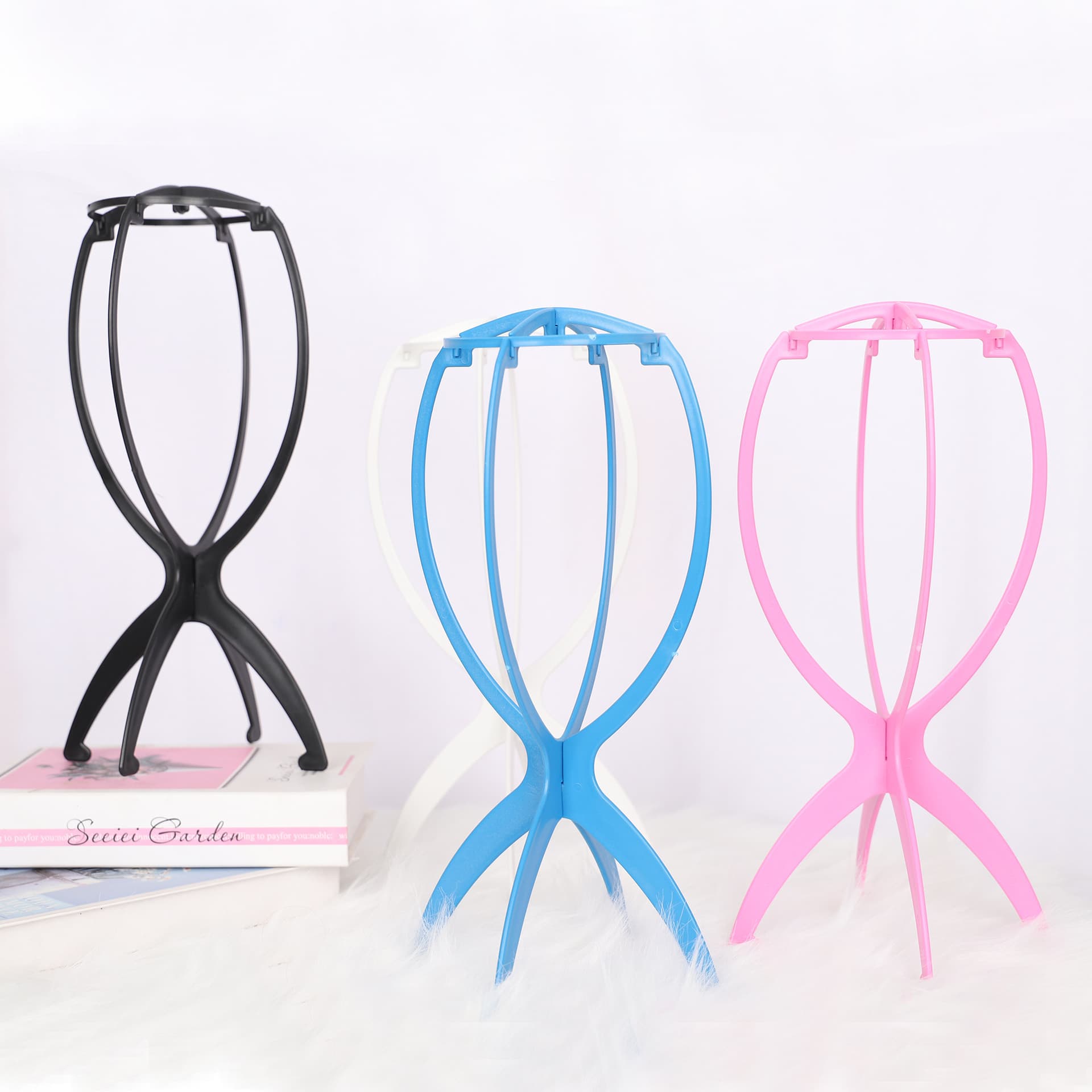 New Material Wig Stand Wig Cap Holder Wig Support Bracket Natural Style for Ladies Any Skin Color And Face Shape Non-Deformable