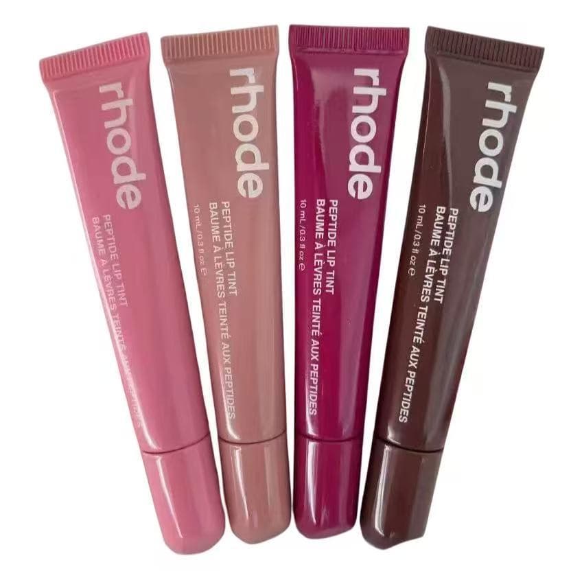 Cross-border in stock Rhode Hailey lip gloss tinted lipstick Jelly Bean shimmer lip glaze Hailey moisturizing