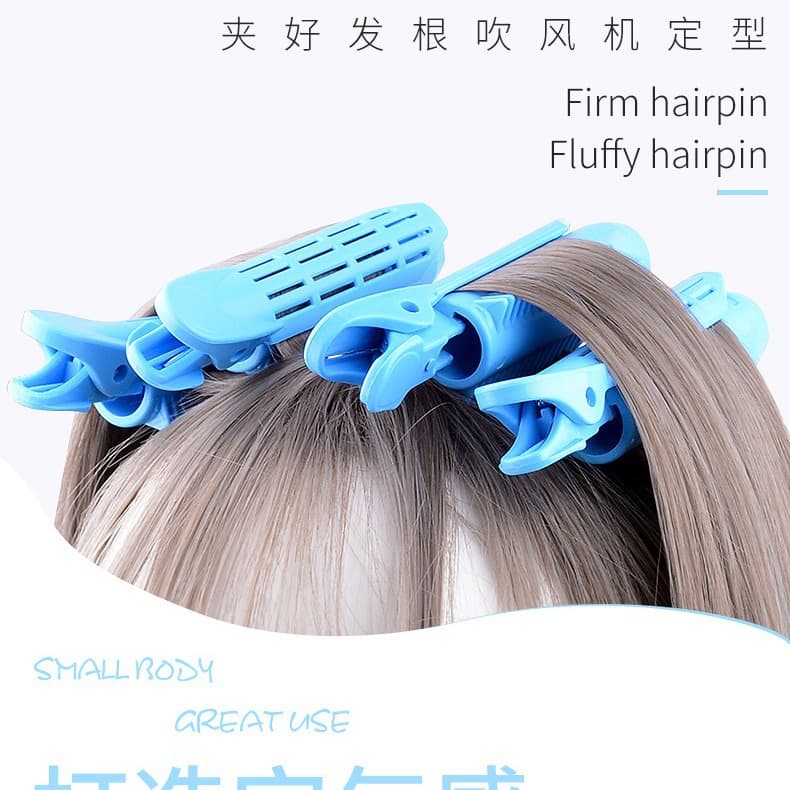 Hair Root Volume Clips Korean Hair Clips Bangs Fixing Clips Styling Clips Top Hair Padding Natural Curls Setting Clips