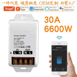 Tuya WiFi Smart Switch APP Remote Alexa Voice Zigbee Circuit Breaker Smart Home