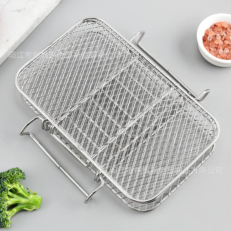 Bafengchu Three-Layer BBQ Rack Air Fryer Accessories Cooling Rack Steaming Rack Air Fryer Accessories