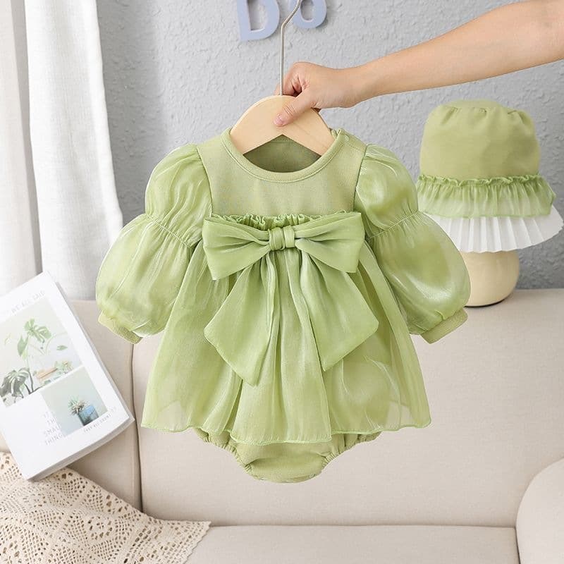 Baby jumpsuit, four-season cotton jacquard baby clothes, side opening bag, home underwear, sweatshirt, crawl suit
