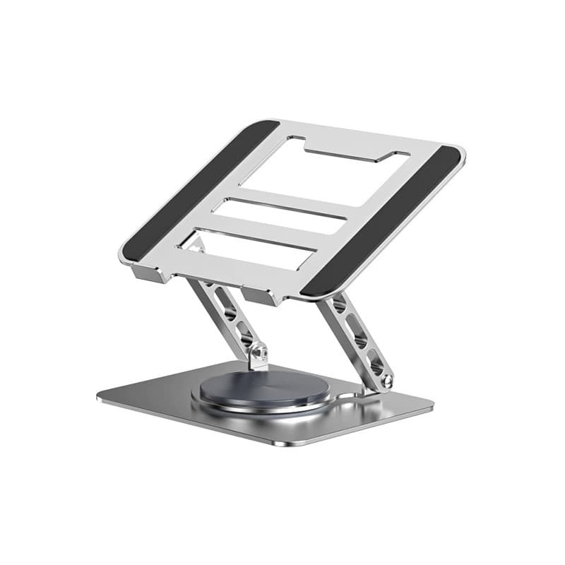 Laptop Stand Holder Riser Cooling Rack Gaming Notebook Metal Bracket 360-Degree Rotatable Height Adjustable Stand