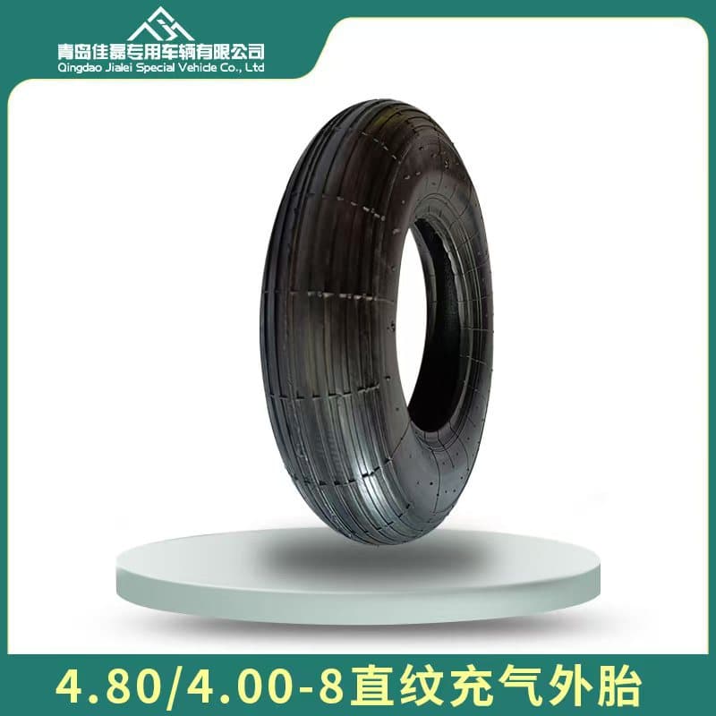 Cross-border exclusive supply of 480/400-8 straight-groove pneumatic tires, 4.80/4.00-8 for utility vehicles, and 400-8 for wheelbarrows.