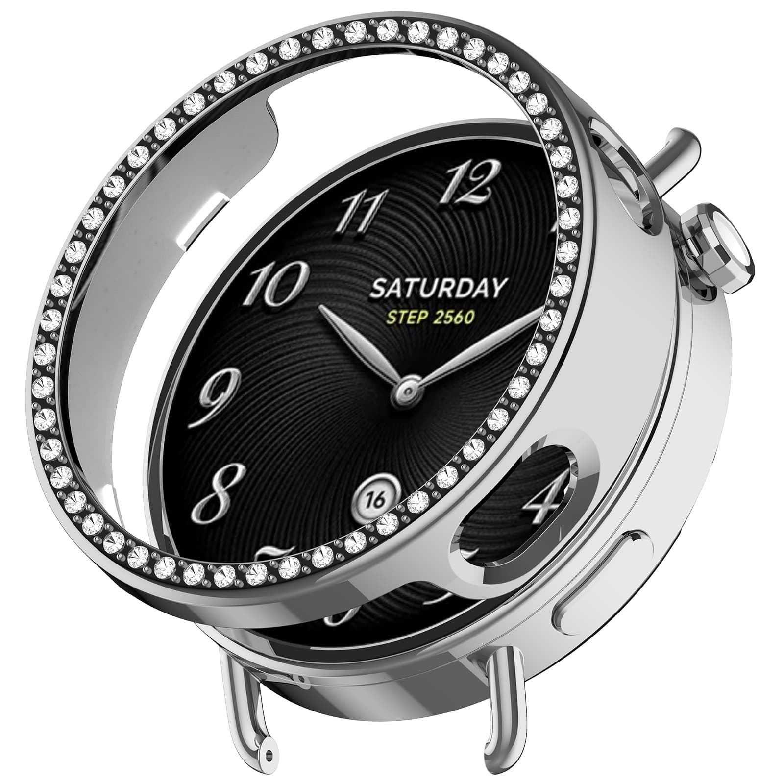 Suitable for Xiaomi S4 41mm Protective Case Shell Film Integrated Case Watch S4 41mm Single Row Diamond Cut Out Watch Case
