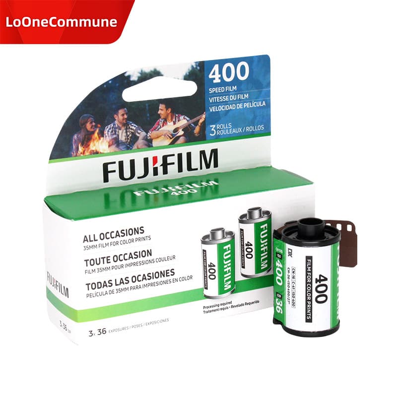 New Version Fujifilm 400 Color Negative 135 Film, Suitable for Point-and-Shoot Cameras, 36 Exposures, Single Roll Price, In Stock