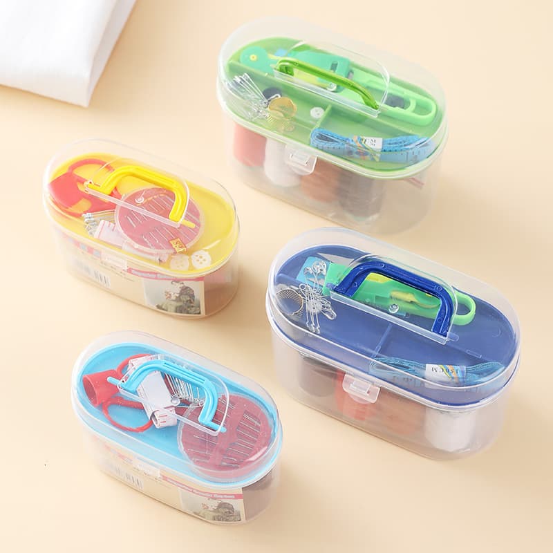 Sewing Kit Household Sewing Box Thread Hand Sewing Small Roll 24-Piece Sewing Set Practical Type