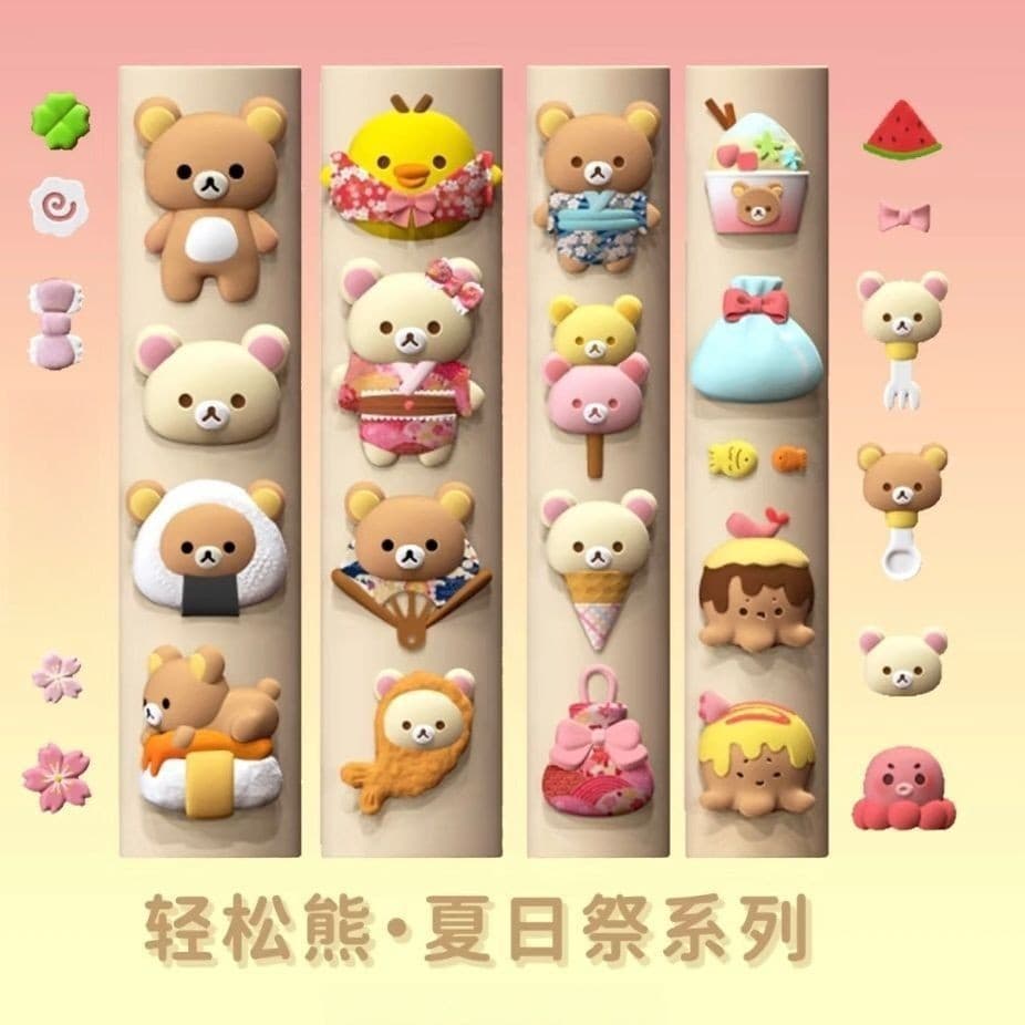 Easy and cute cartoon popular high-transparent three-dimensional silicone manicure bear mold jewelry DIY silicone mold