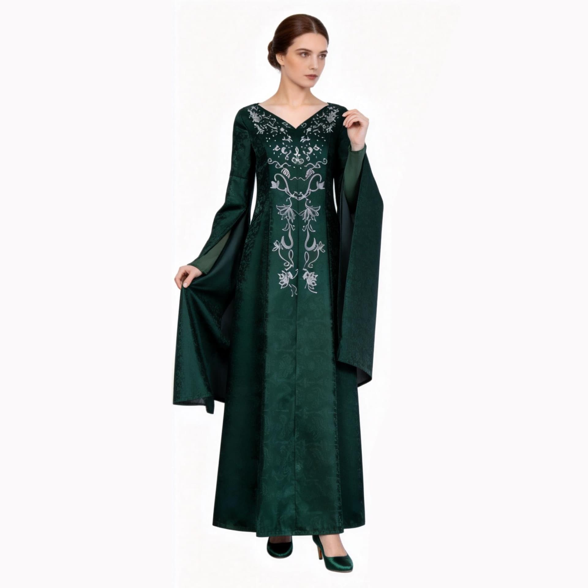 House Targaryen Alicent Hightower Cosplay Costume Game of Thrones Dragon Family Women's Court Style Role-Playing Outfit