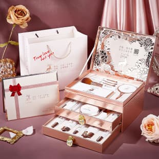 A Deer with You Beauty Skincare Makeup Set 20-Piece Valentine's Day Christmas Gift Full Makeup Gift Box