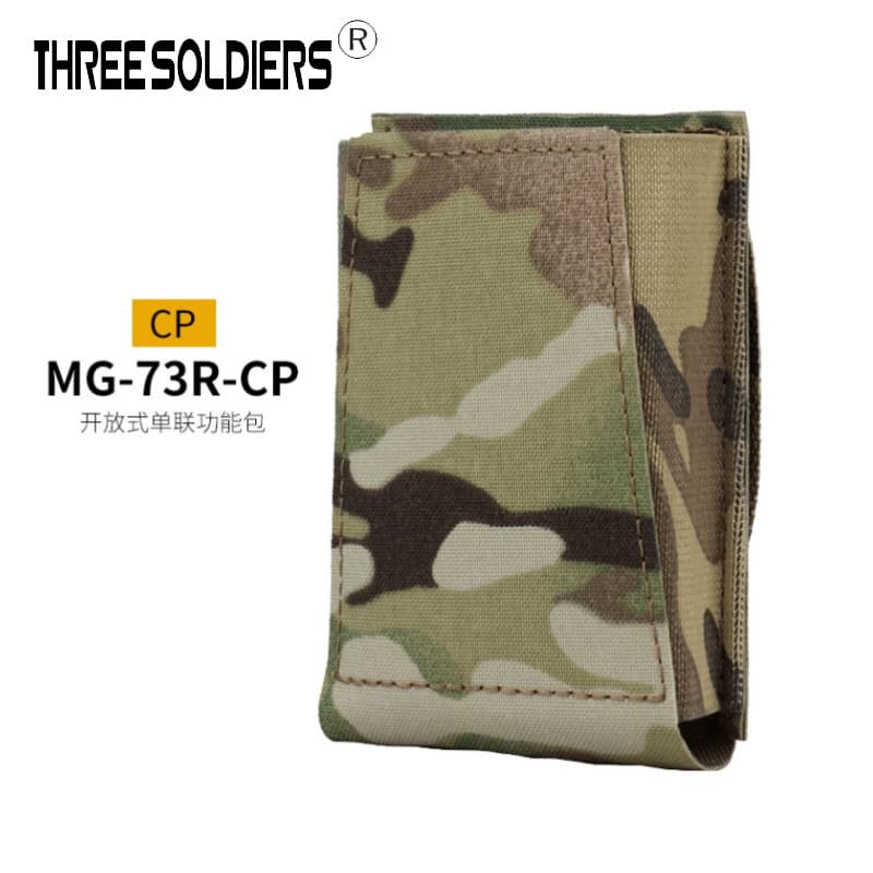 Tactical M4 5.56 single MOLLE elastic storage bag outdoor running sports mobile phone storage bag tool bag
