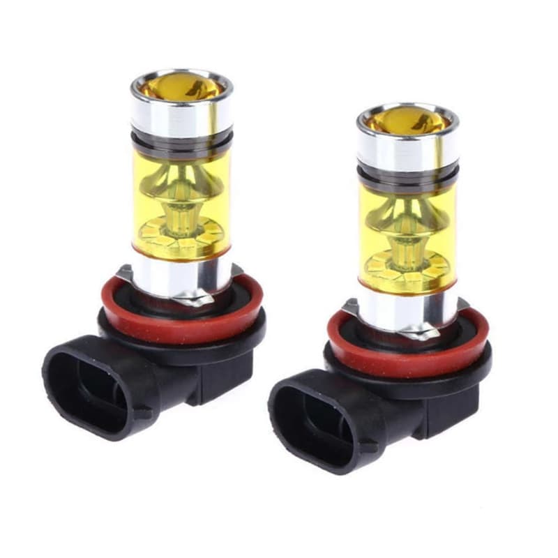 Car Fog Light H8 100W Golden Yellow LED Fog Light 9005 9006 20SMD3030 Golden Yellow Front Fog Light