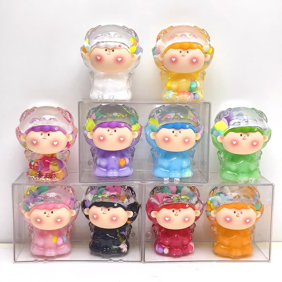 Douyin Hit Lilith Oil-Filled Hourglass Ornament Trendy Collectible Figure Blind Box 8.5 cm Ornament Wholesale
