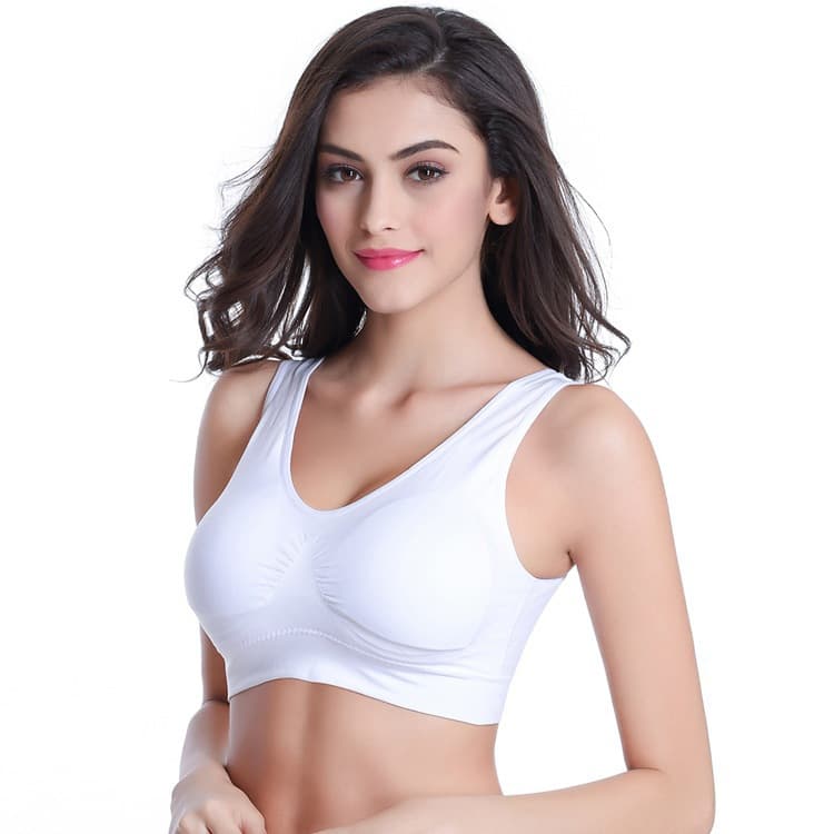 Large Size Sports Bra for Women, Wire-Free, Beautiful Back Design, Shockproof Running Vest, Yoga Fitness Sleep Bra