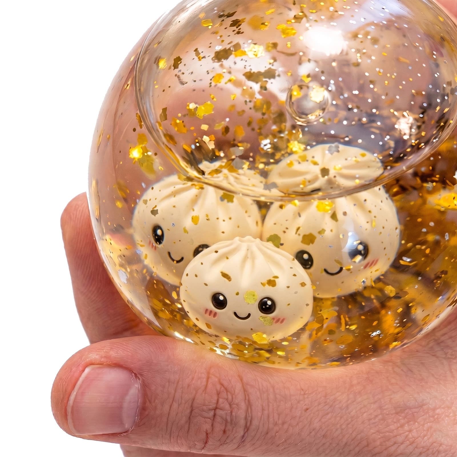 Cross-border new products to relieve pressure. There are small bun decoration accessories in the buns. TK new product traffic.