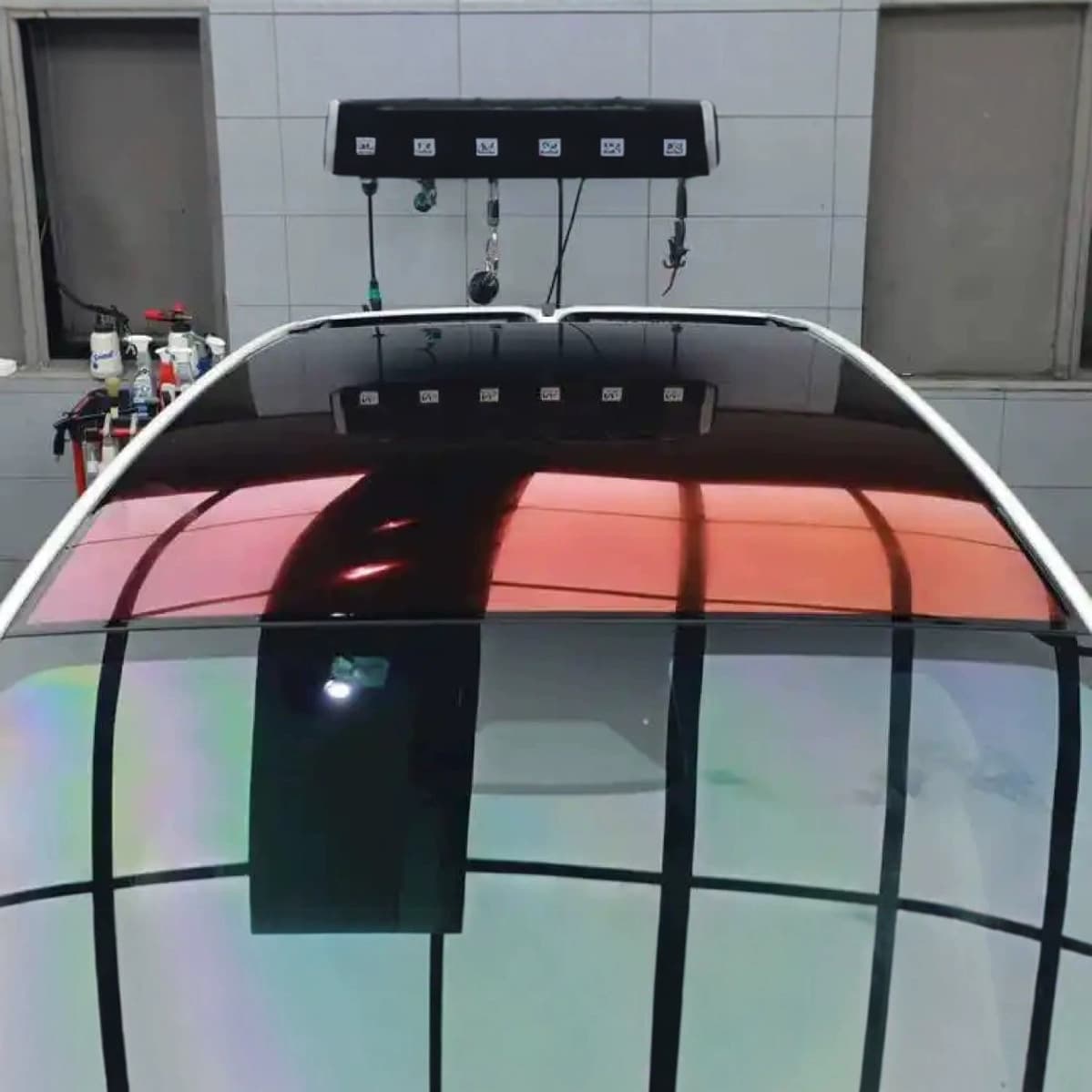 Sunshade Heat Insulation Film Blue Silver High Definition