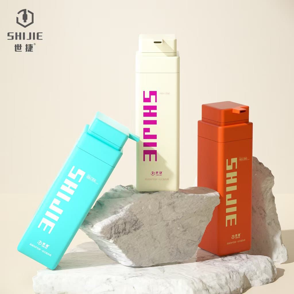Press pump head bottle custom shower gel shampoo bottle external pump head 500ml750ml large capacity pet bottle