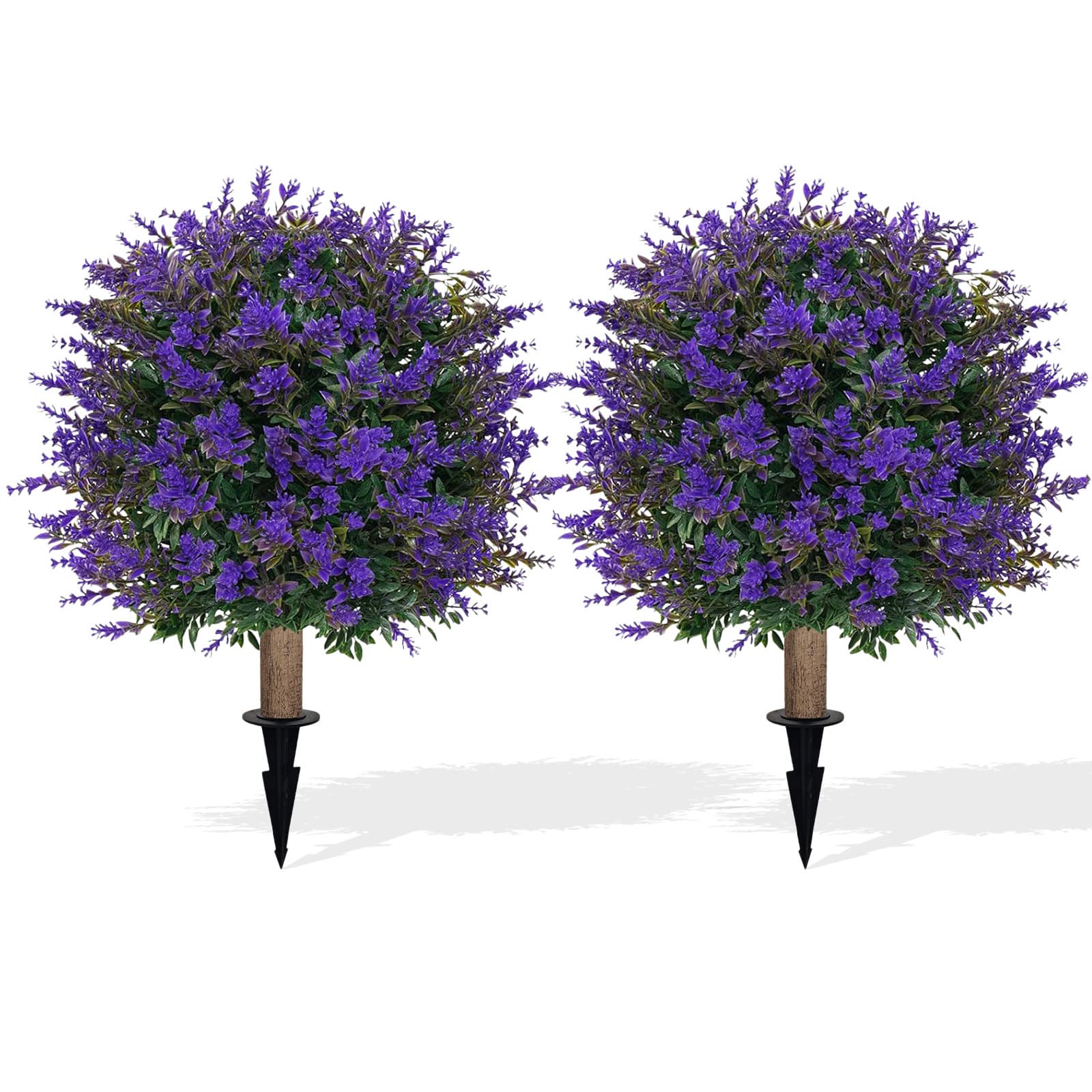 Hot-selling Amazon Lavender Ground Stake Cypress Tree Cross-border Best-selling Green Plant Potted Home Courtyard Outdoor Garden Decoration