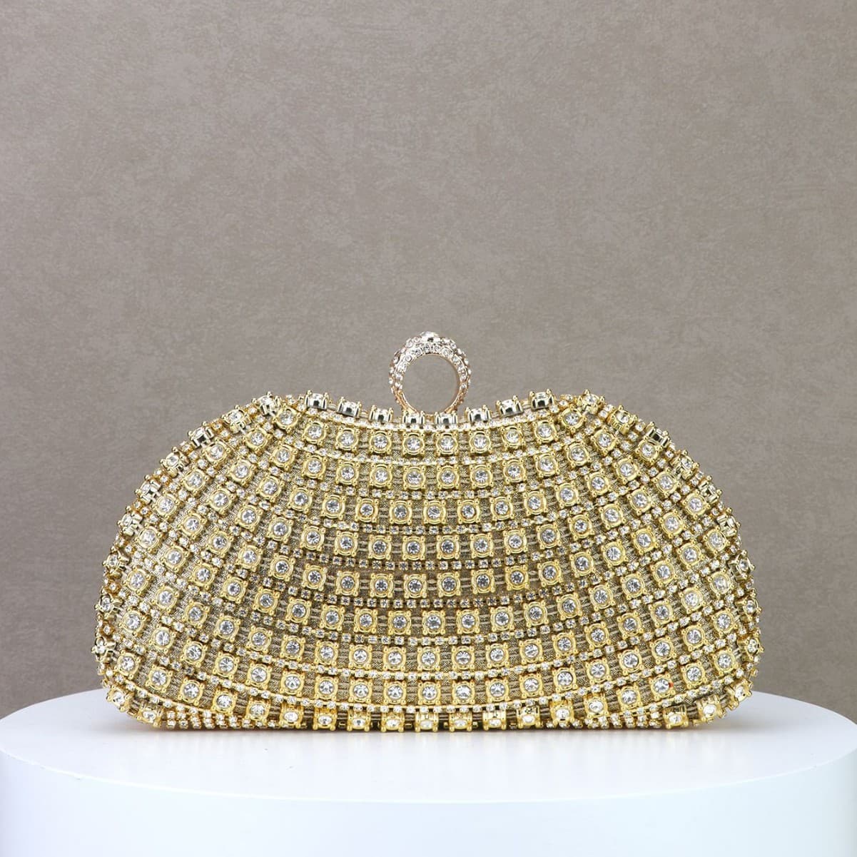 Cross-border New Handbag Evening Bag High-end Rhinestone Party Bag Socialite Dress Bag Bride Wedding Banquet Bag