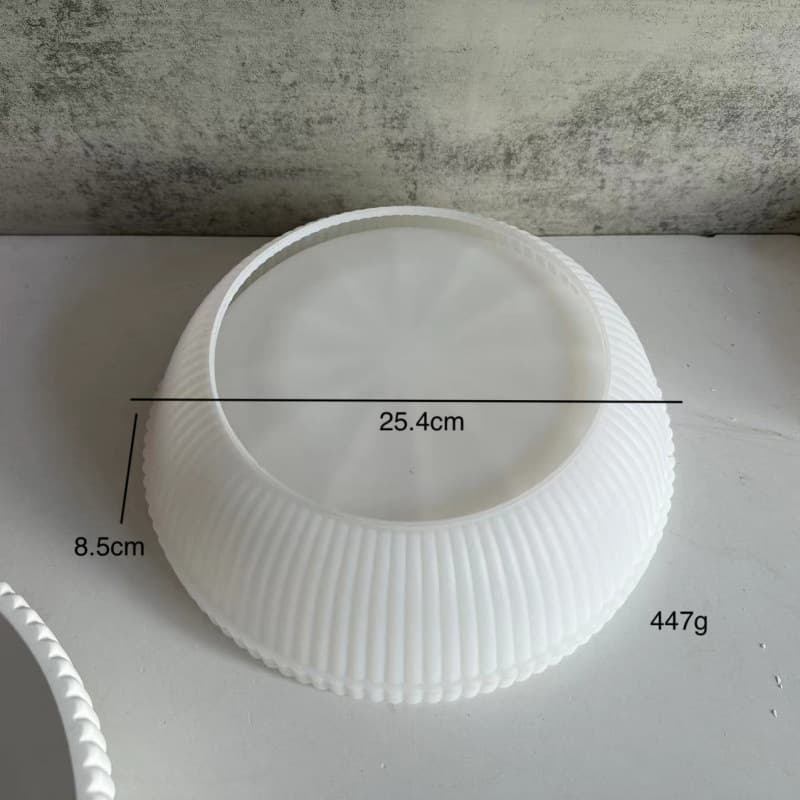 Sweet Stripe Storage Bowl Silicone Mold Resin Casting Mold Plaster Mold Large and Small