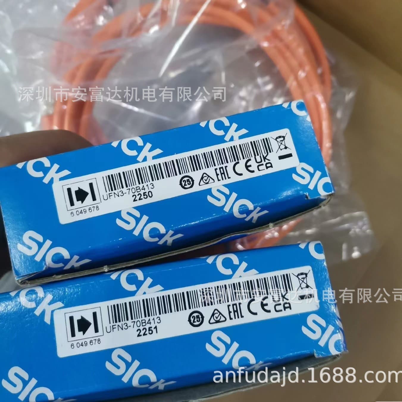 SICK Germany Brand New Original UFN3-70B413 Ultrasonic Slot Sensor