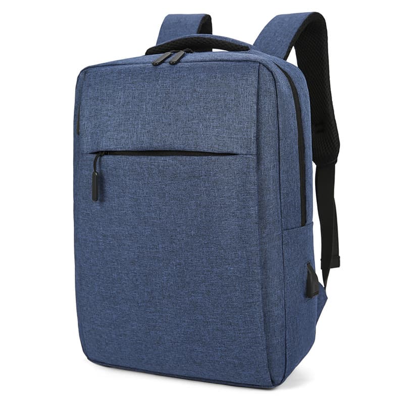 Casual Business Laptop Backpack for Men and Women, Oxford Fabric Solid Color Simple Double Shoulder Bag, Custom LOGO Laptop Backpack
