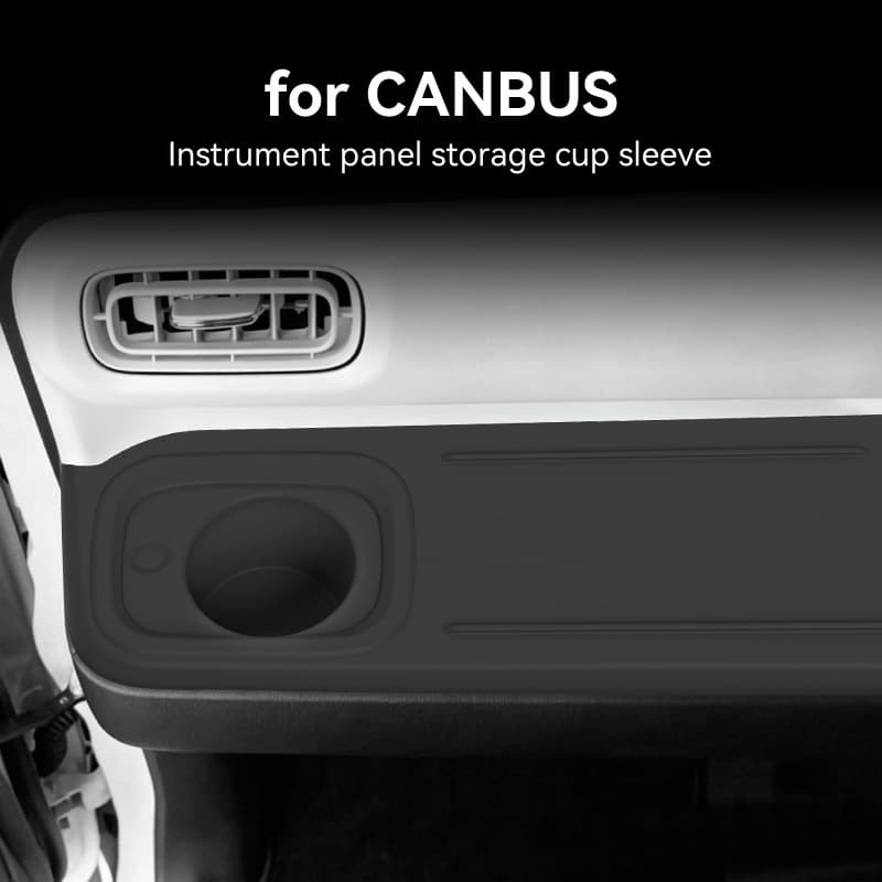 Silicone Storage Mat and Cup Holder Cover for 22-25 Daihatsu CANBUS Dashboard, Anti-Slip Protective Interior Accessory
