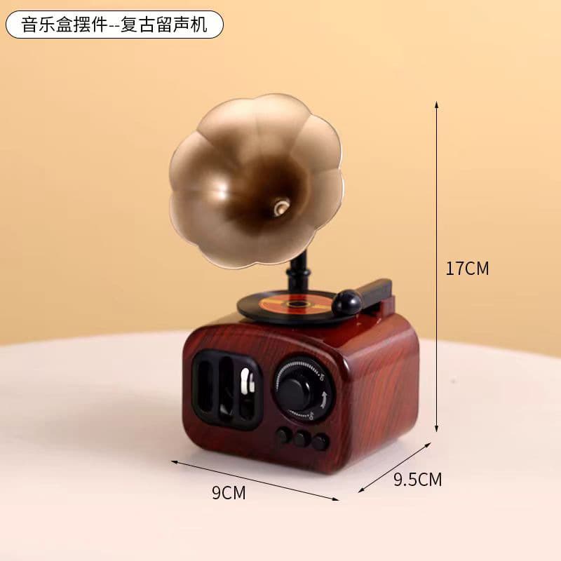 Piano Phonograph Typewriter Sewing Machine Music Box Creative Model Ornament Nostalgic Prop Home Decoration Gift