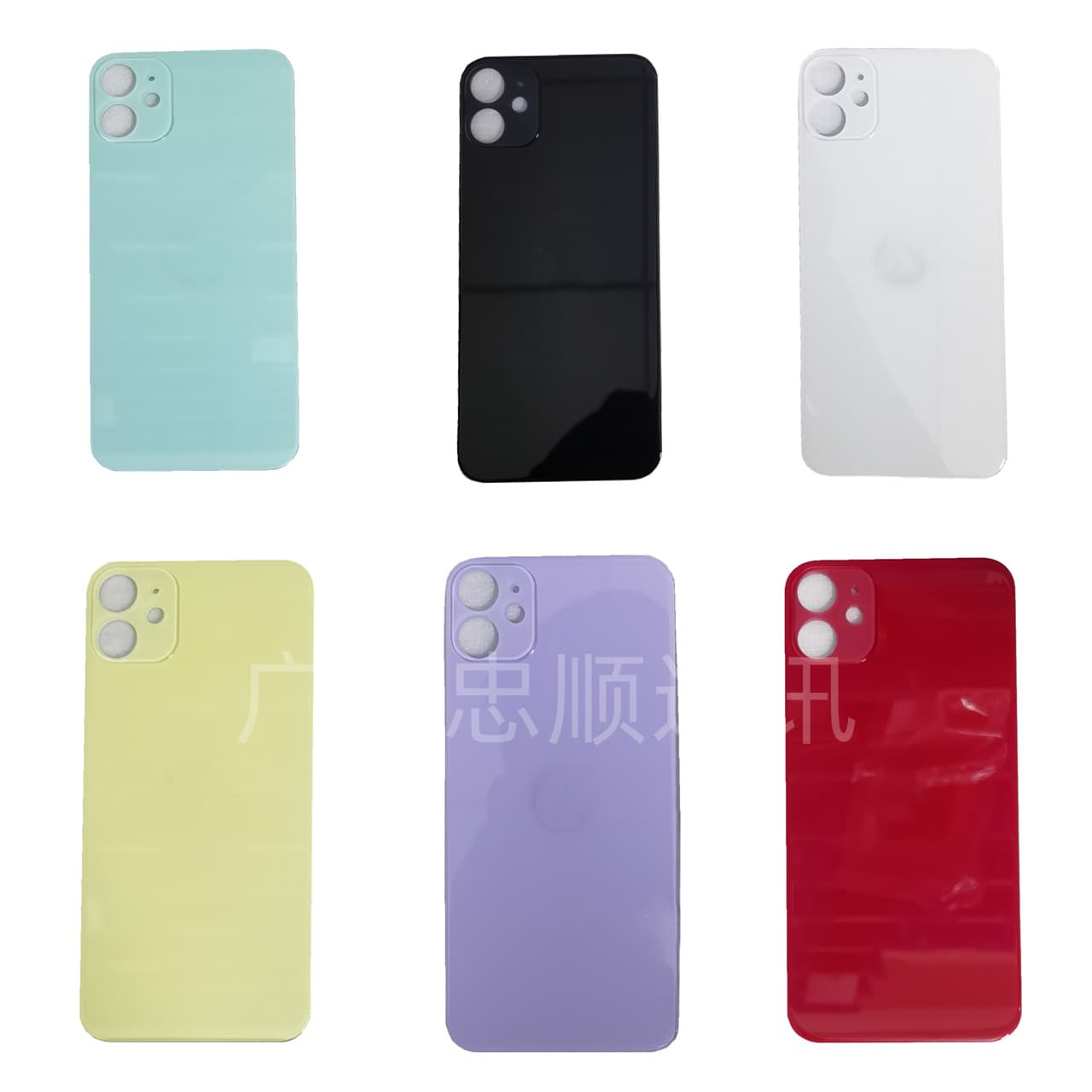 No-disassembly large-hole glass back cover for Apple 8P/XSM/11/12/13/14 Pro Max secondary electroplated rear glass