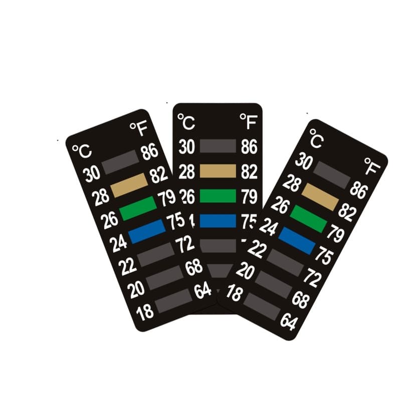 Sourdough starter tank set temperature measurement stickers temperature-sensitive color-changing stickers yogurt fermentation tank temperature measurement stickers fermentation temperature measurement stickers
