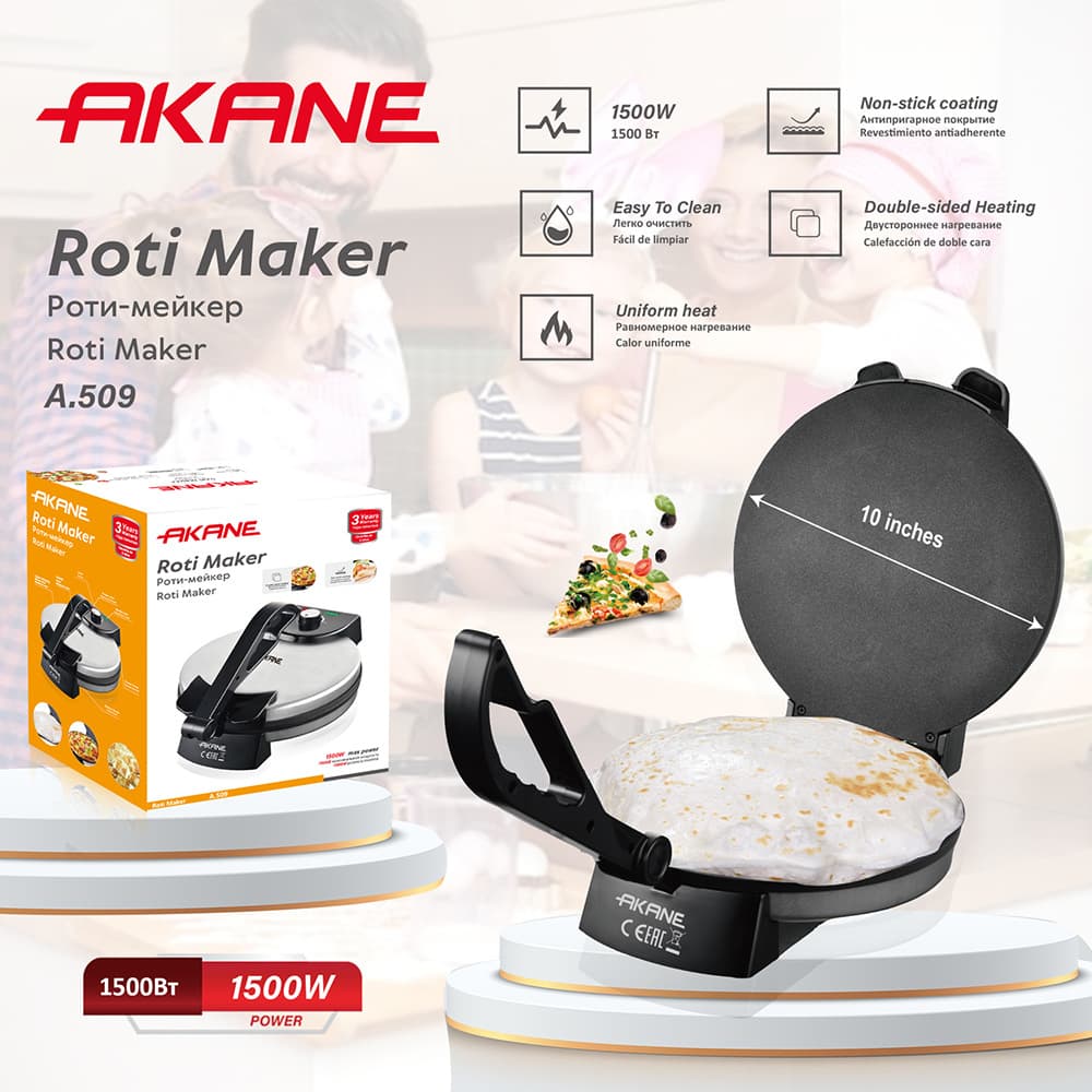 Akane Cross-Border European Standard Household Pancake Machine Spring Pancake Machine Household Electric Pancake Spring Roll Ready-Made Pancake Machine