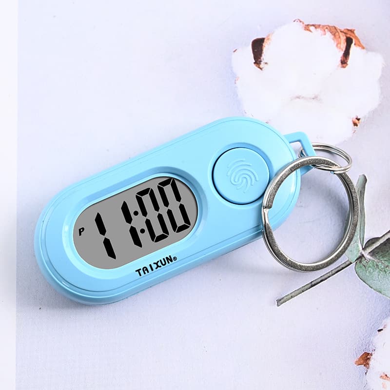 Mini portable keychain clock, cute and compact electronic watch, accurate and silent electronic watch for postgraduate entrance exams and students.