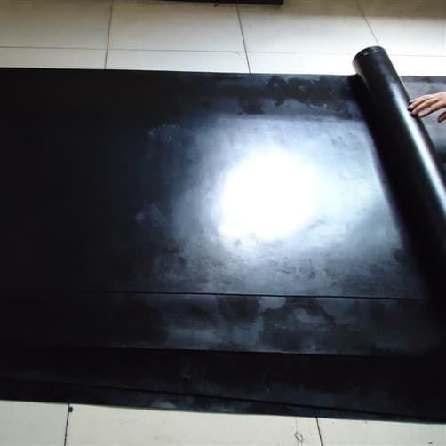 Professional production of various specifications of anti-corrosion lining rubber sheets, butyl rubber sheets