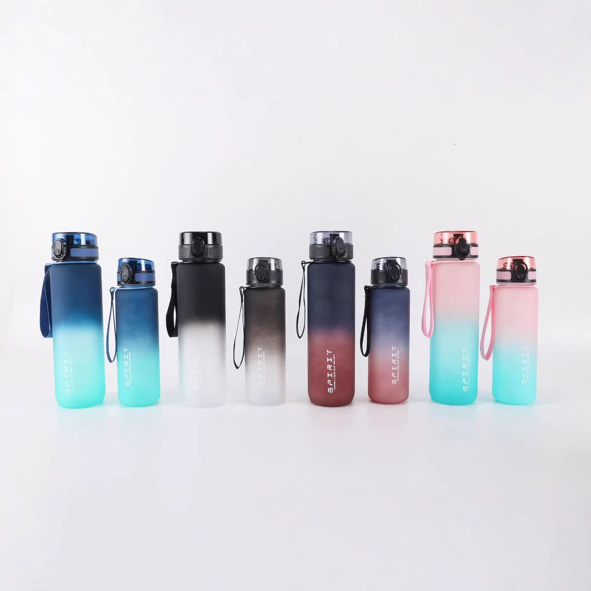 Large Capacity Space Cup Sports Water Bottle for Men and Women, Portable Simple Gradient Color Cup, High Appearance