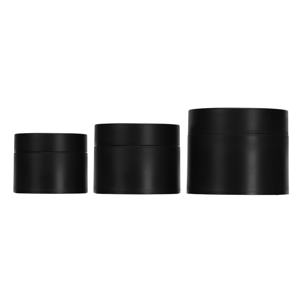 Xumin In Stock 30g 50g 100g Plastic PP Cream Jar Frosted Matte Double Layer Face Cream Jar Skincare Refillable Container
